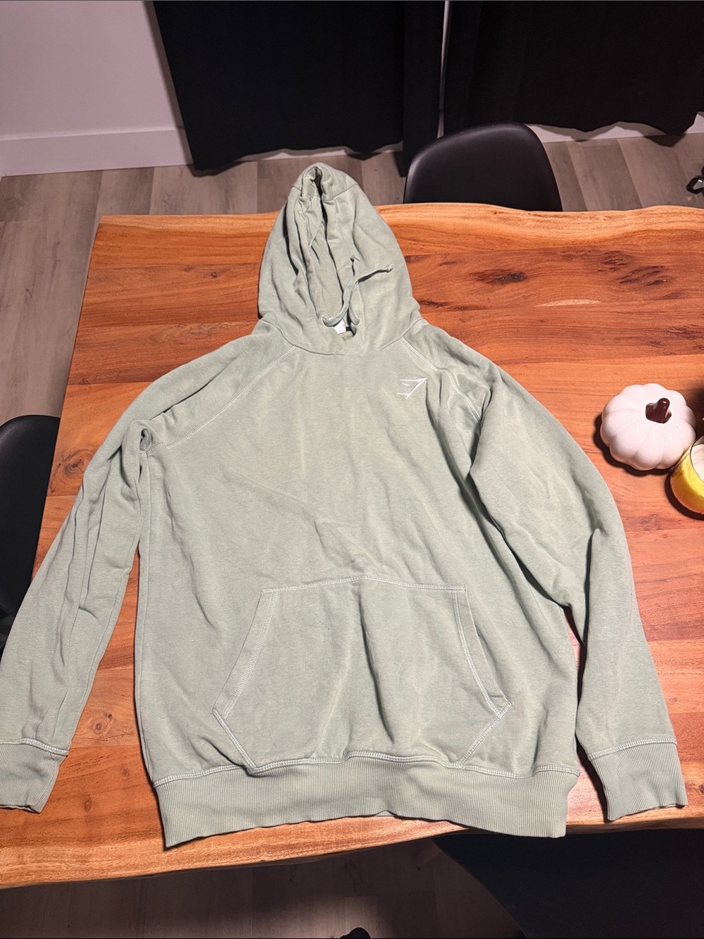 Gymshark Light Sage Green Men's Hoodie